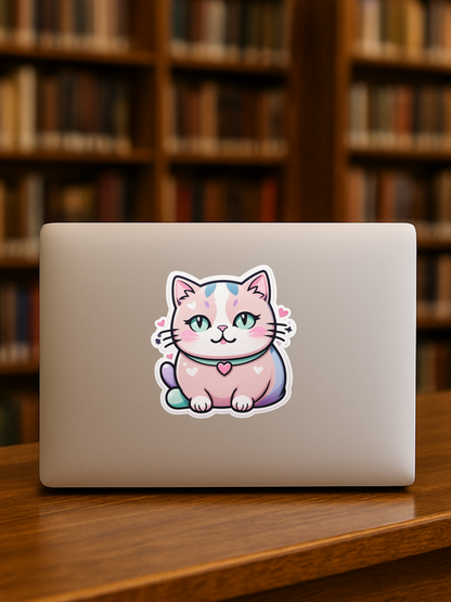 Pastel Dream Kawaii Cat Sticker