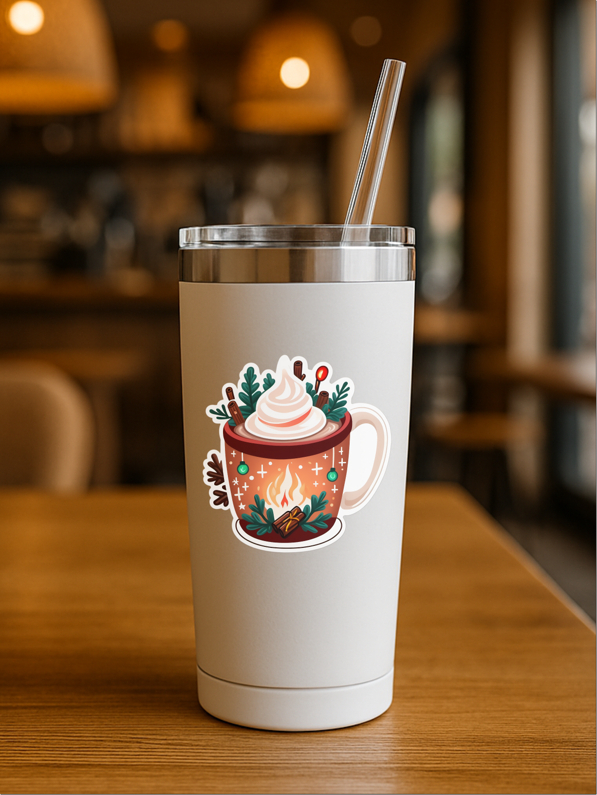 Festive Cozy Holidays Sticker