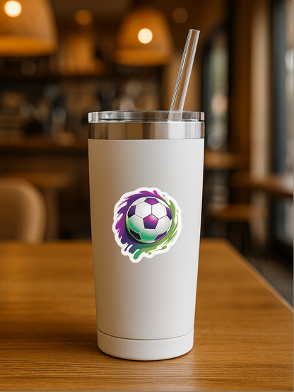 Modern Soccer Hype Vinyl Sticker