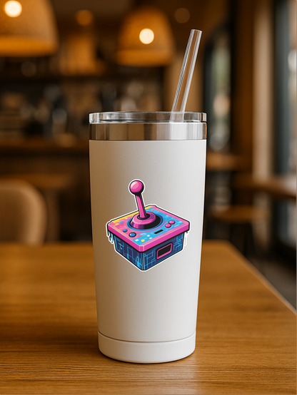 Retro PX Controller: Arcade Energy Sticker