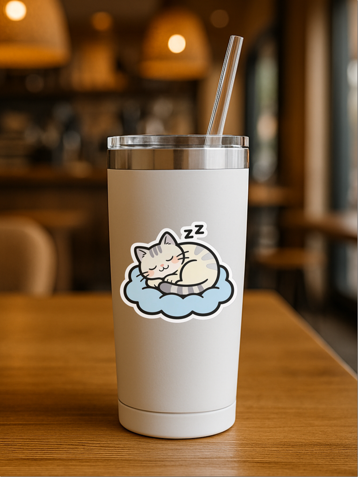 Rest Is Productive – Kawaii Wellness Vinyl Sticker