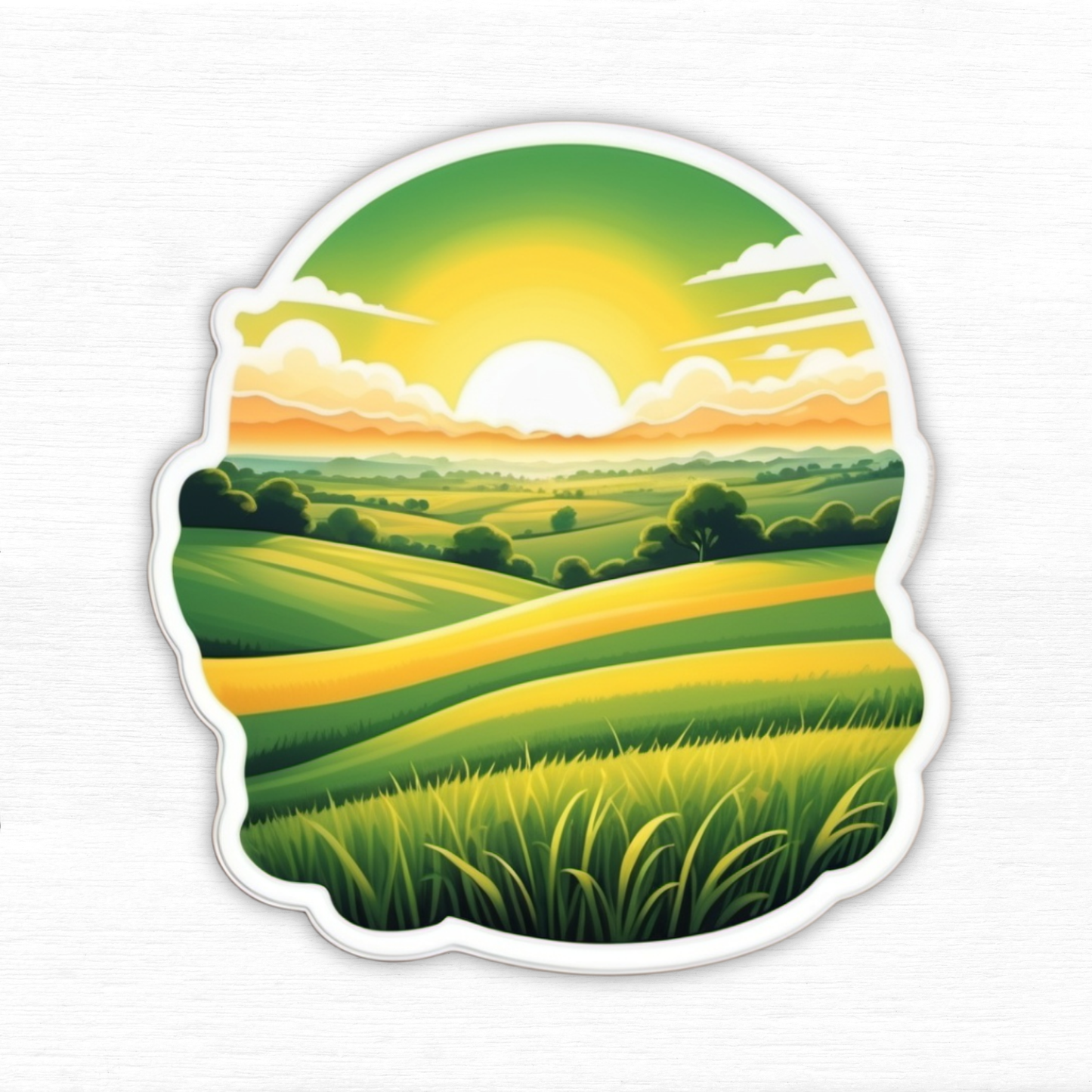 Sunshine Nature Vibes Sticker