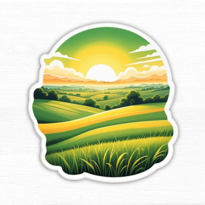 Sunshine Nature Vibes Sticker