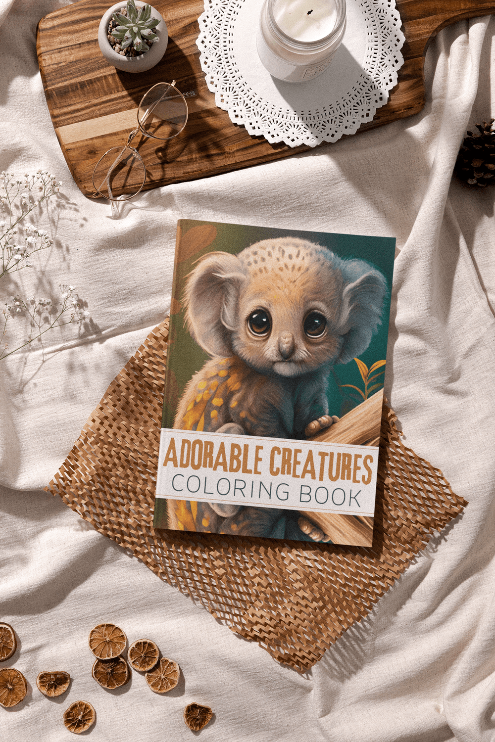 Adorable Animals Coloring Book - Harris Creative Designs