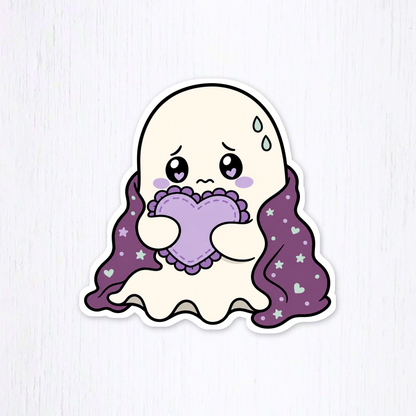 Digital-download preview of the Anxiety Ghost Pack design — ruffle-wrap revision