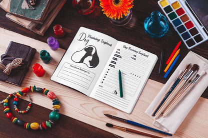 Dog Training Log Book - Harris Creative Designs