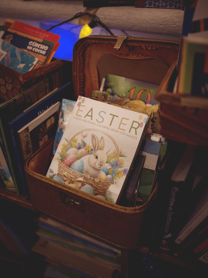 Easter Stress - Relieving Coloring Book for Adults - Harris Creative Designs