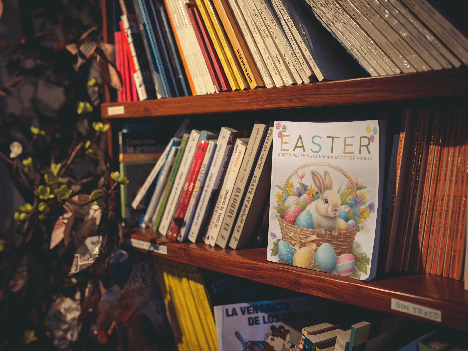 Easter Stress - Relieving Coloring Book for Adults - Harris Creative Designs