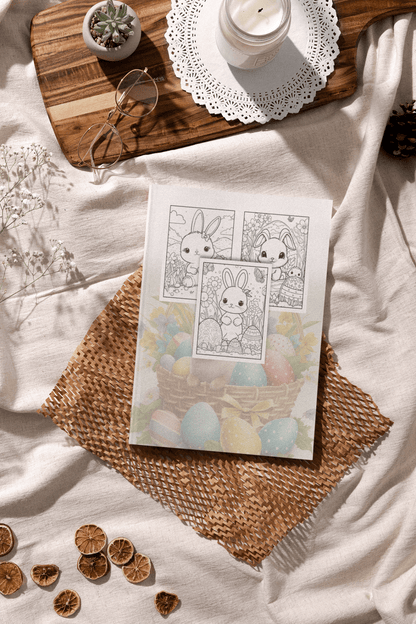 Easter Stress - Relieving Coloring Book for Adults - Harris Creative Designs