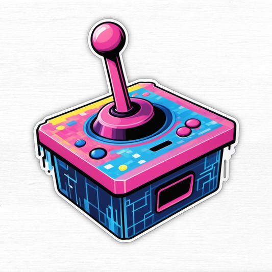 Retro PX Controller: Arcade Energy Sticker