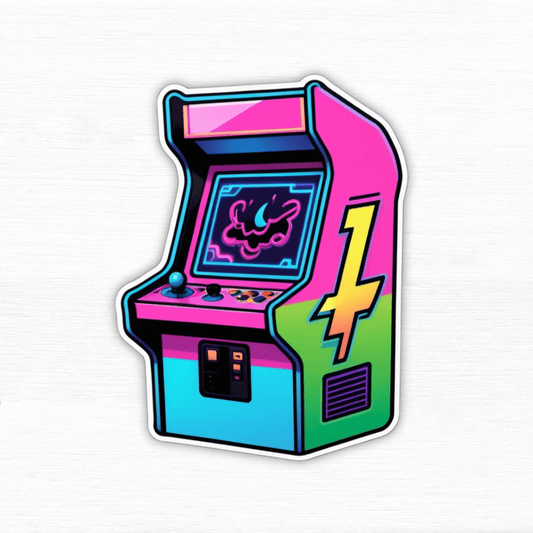 Retro Esports Arcade Vibes Vinyl Sticker