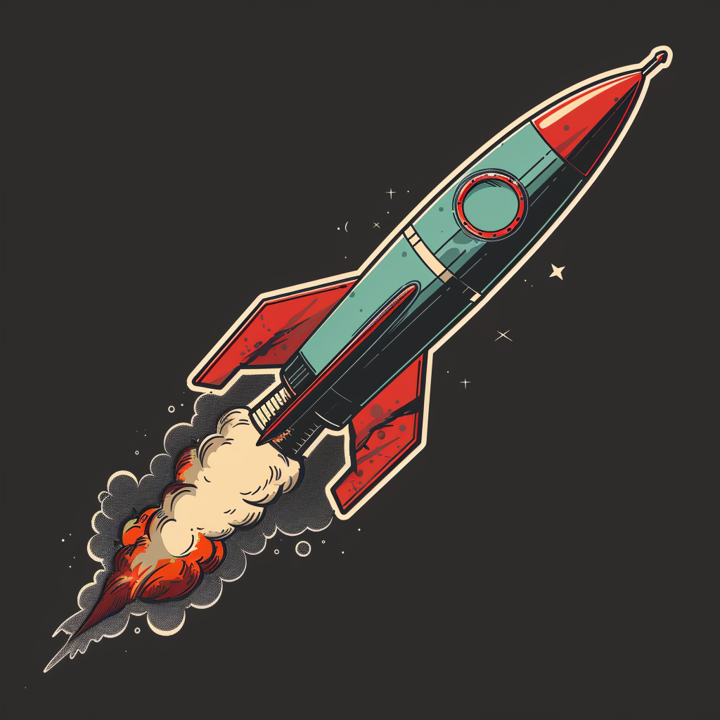Atomic Age Spacecraft Stickers