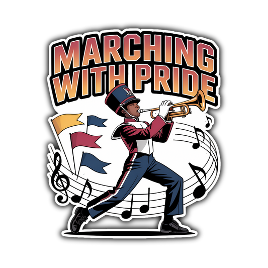 Marching With Pride Sticker