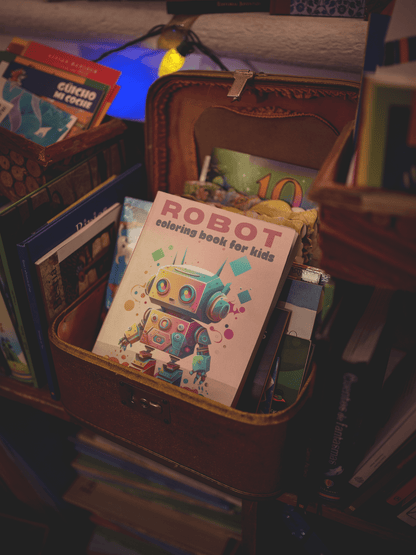 Robot Coloring Book for Kids - Harris Creative Designs