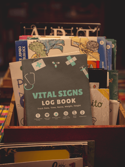 Vital Signs Log Book - Harris Creative Designs